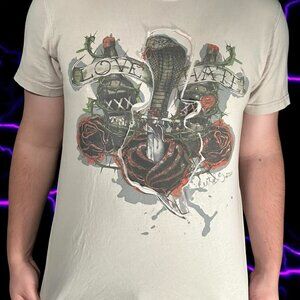 y2k indie marc ecko snake printed tee